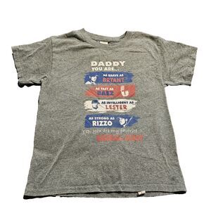 Vintage Youth Size S Gildan Baseball Short Sleeve Gray T-Shirt Daddy You Are...